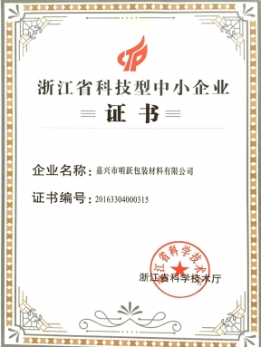 浙江省科技型中小企業(yè)